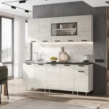 Кухня Рио NEW Дуб Крафт белый