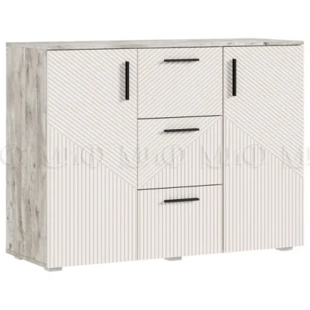 Комод Сильвия 3 ящика 2 двери